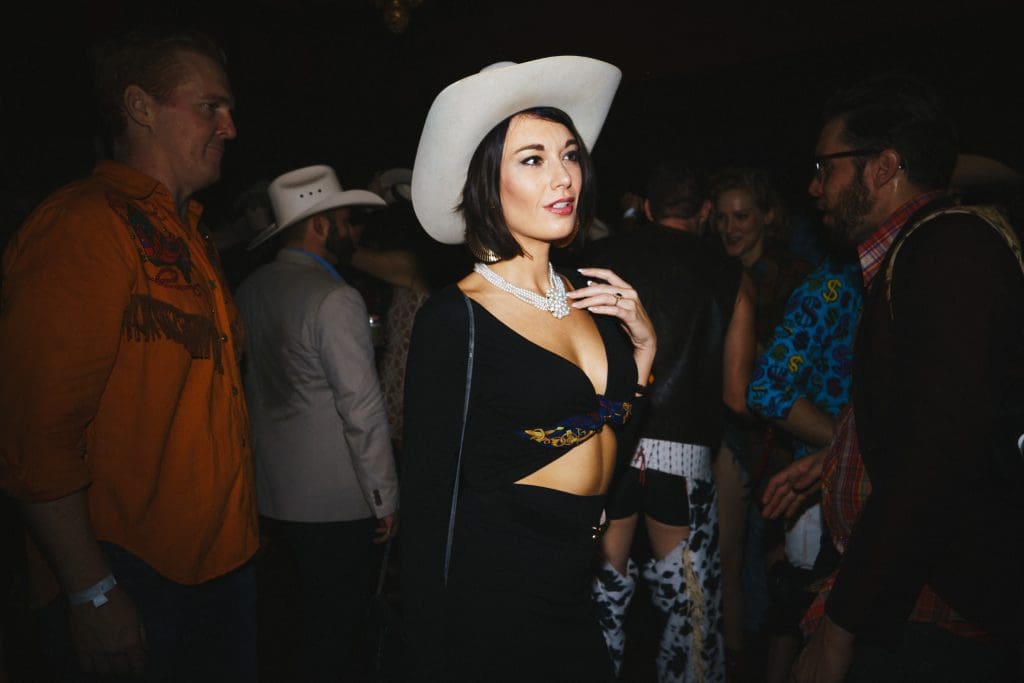 The Stoneleigh held an '80s themed party in the glitzy penthouse. 