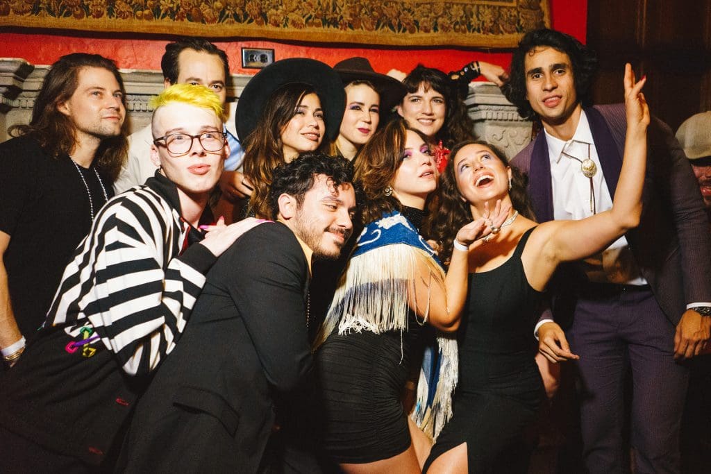 The Stoneleigh held an '80s themed party in the glitzy penthouse. 