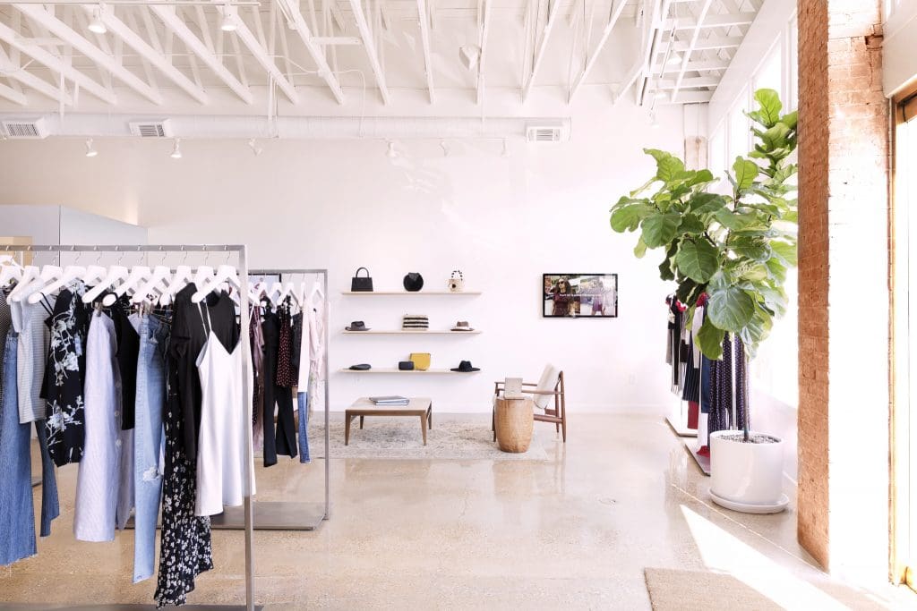 Reformation is an eco-friendly women's clothing store on Henderson.