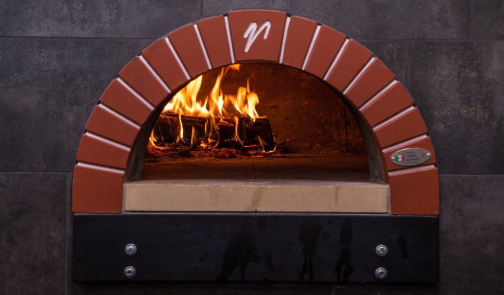 The Mugnaini wood-fired oven was made exclusively for the restaurant. 