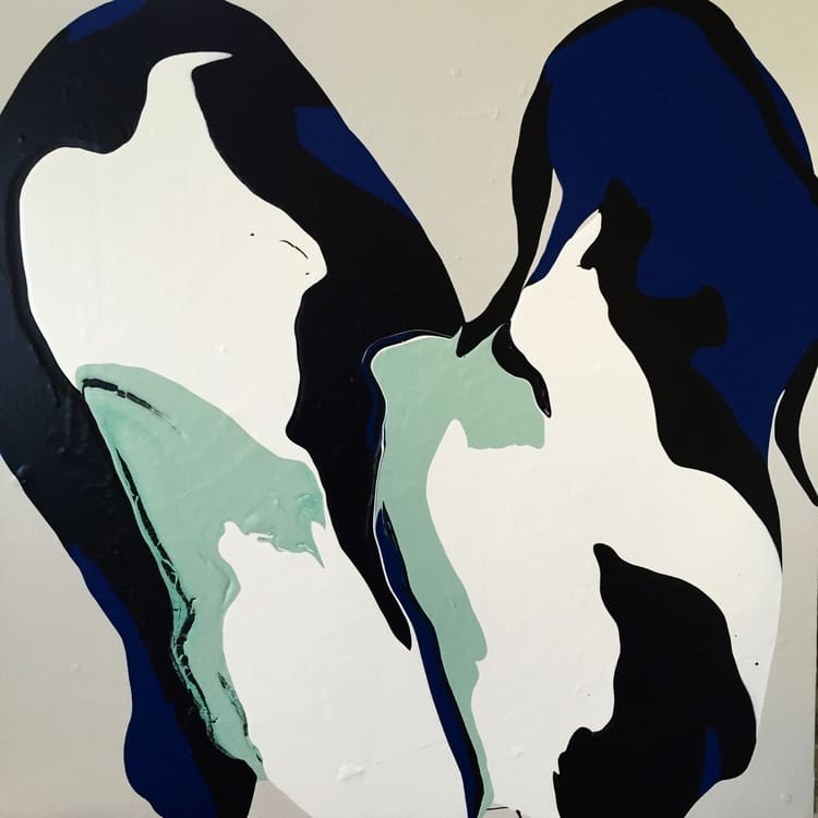 Goss says the common thread in her work is controlled chaos. 