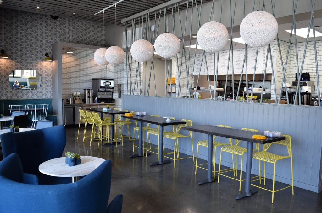 Cheery interiors at UP Inspired Kitchen