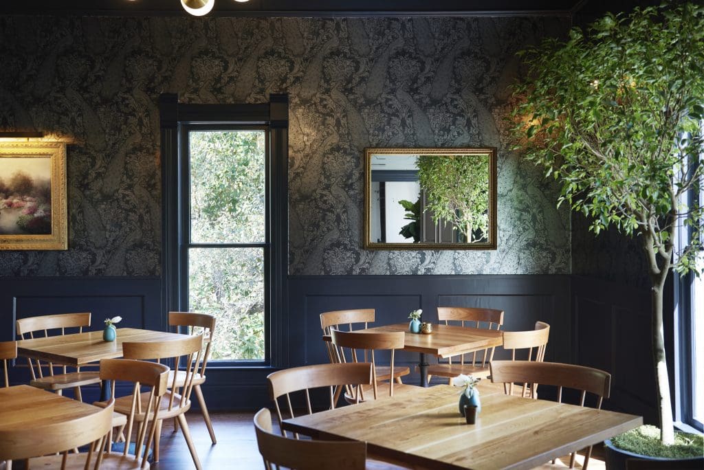 Mattie's is broken up into several dining areas – each with its own design scheme. 