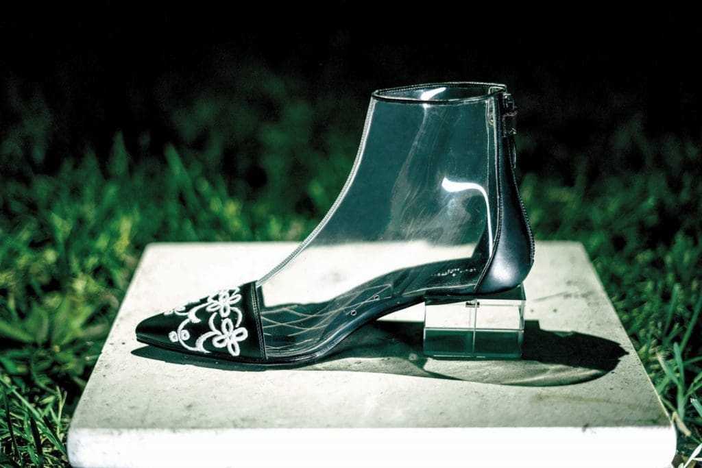 Louis Vuitton prototype shoes,
Palm Springs 2016 resort show (Photo Jay Tovar)