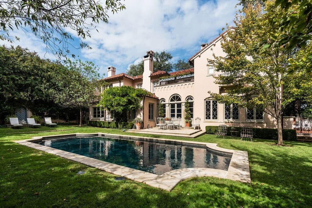 Dallas’ Own Italian Villa Hits the Market: This $4.9 Million Turtle Creek Mansion Brings Grand European Charm