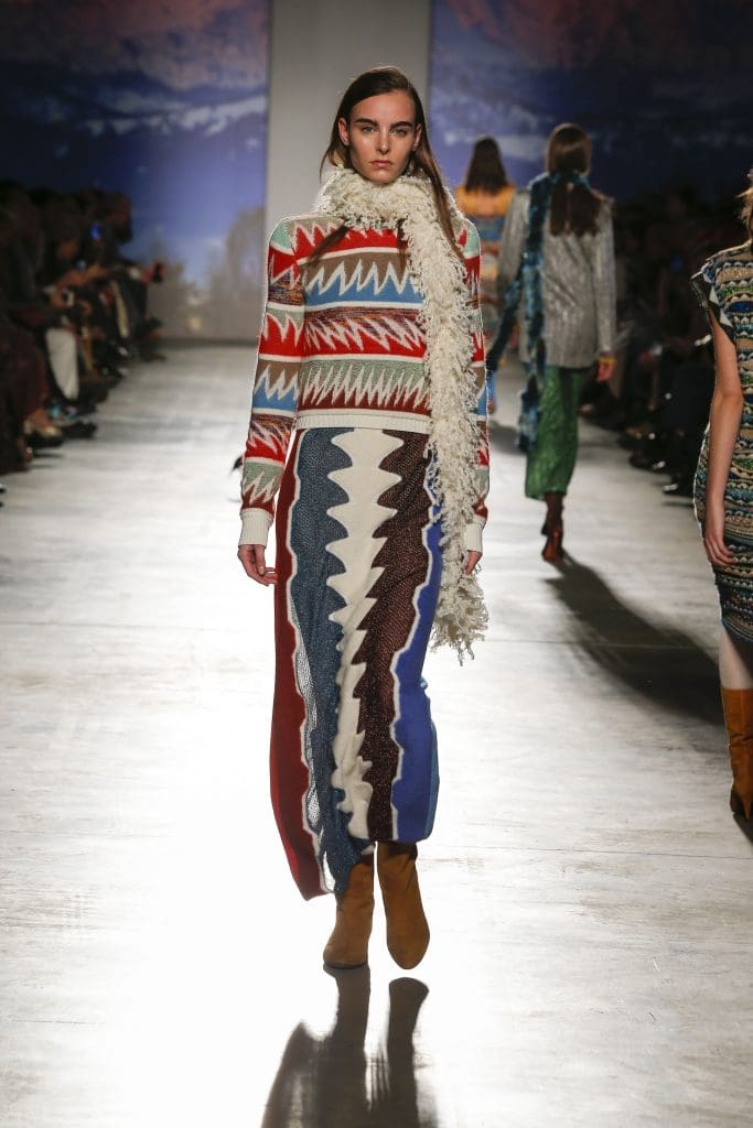 A look from Missoni's Fall 2017 collection