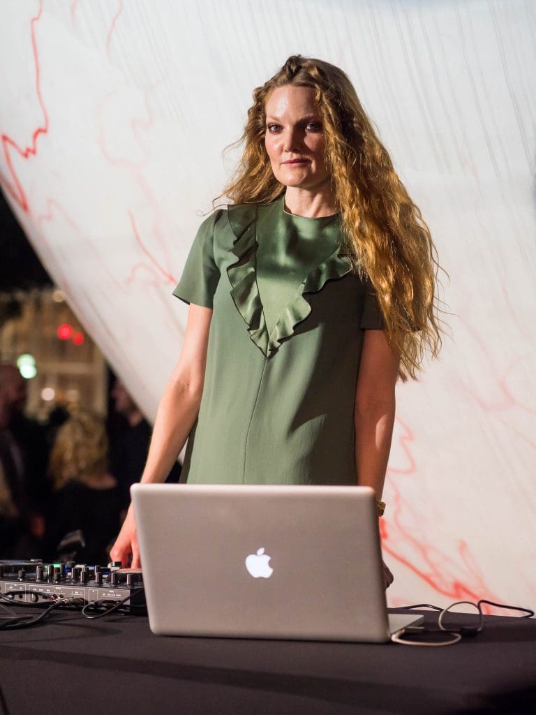 DJ Steffi Burns (Photo by Joseph Brewster & Thomas Garza)