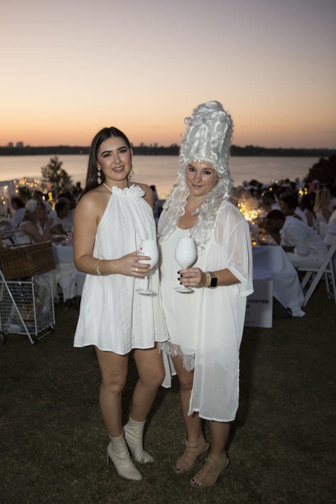 The head-to-toe white dress code was strictly enforced.