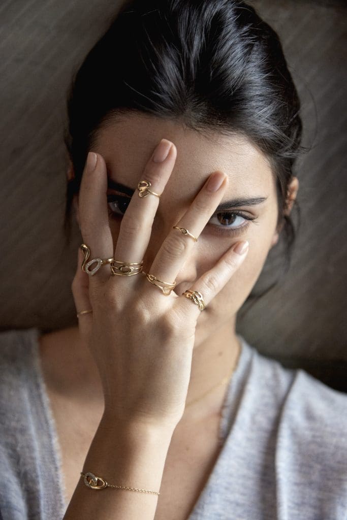 Kendall Jenner for IPPOLITA Ring Selfie