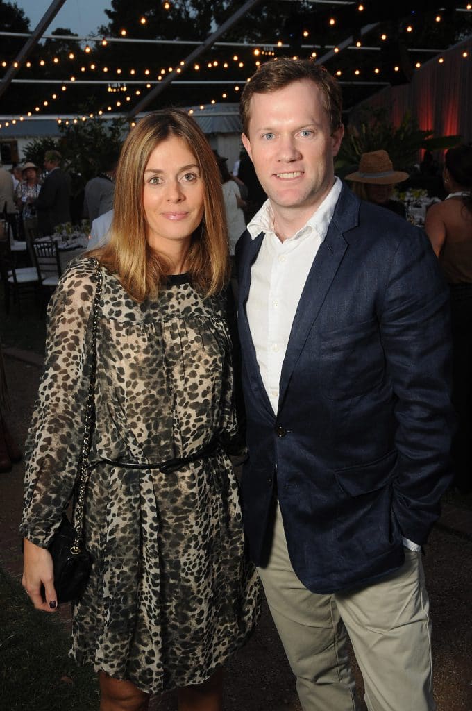Marie de Limelette and Alexander Caldin at the Nature Conservancy's Houston Annual Conservation Gala at the Houston Polo Club Wednesday Oct. 18, 2017.(Dave Rossman Photo)