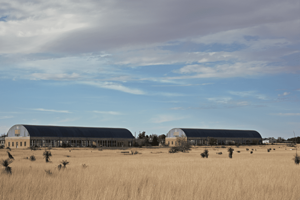 Sheds at the Chinati Foundation