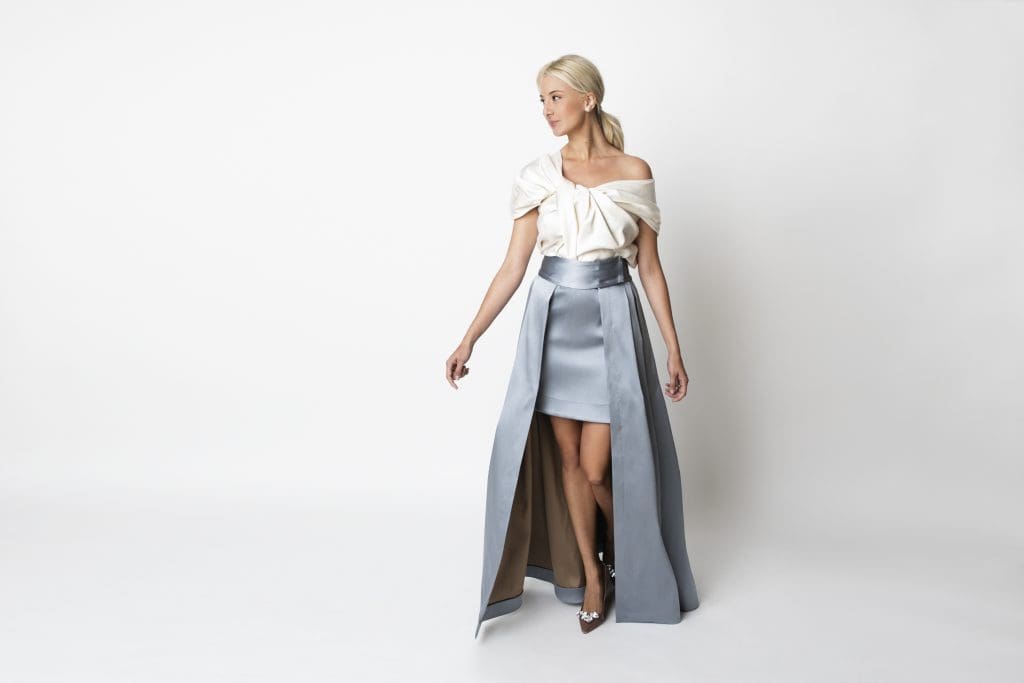 An amazing Tish Cox evening look 