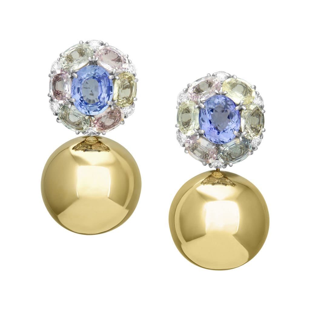 The Eon earrings are one-of-a-kind and exclusive to Forty Five Ten