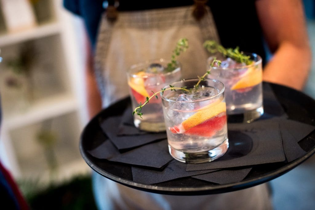 The pop-up featured a three course dinner from chef Misti Norris. 