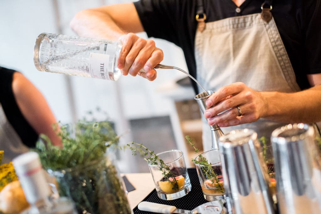 The Botanist is made with 22 foraged botanicals from Islay. 