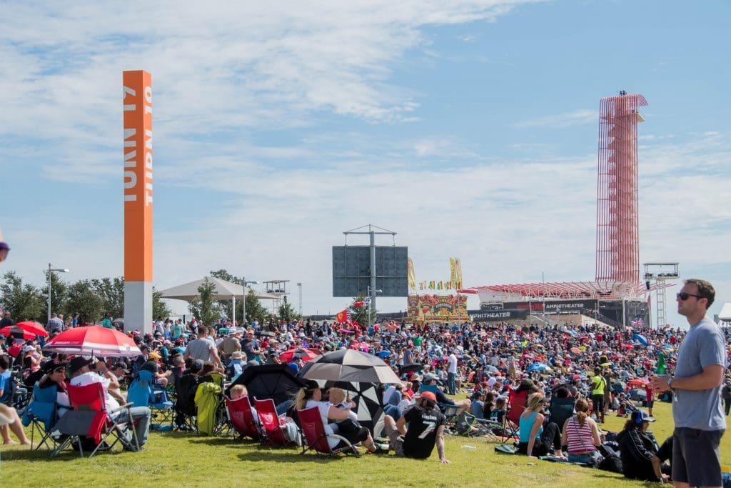Race weekend turns Circuit of the Americas into a festival-like atmosphere.
