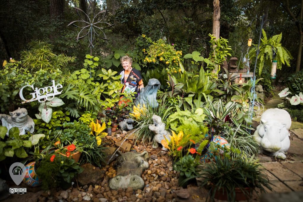Sue Shefman's unique Hippolotofus Home houses over 2000 hippos. 