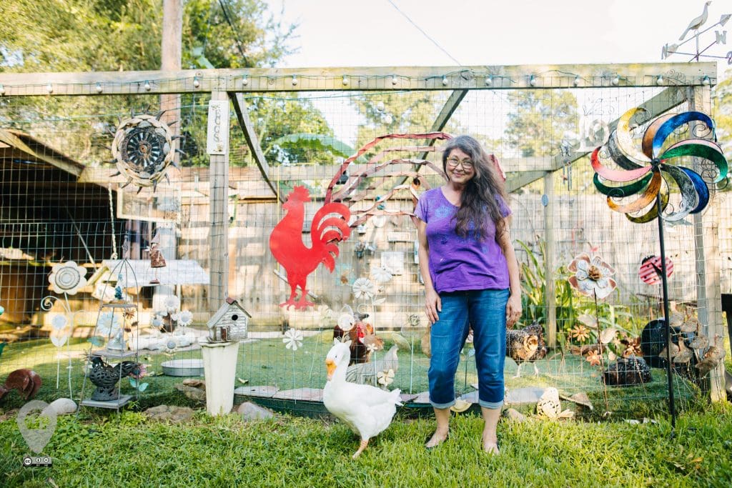 Selia Qynn's Secret Garden is a nature sanctuary certified by the National Wildlife Federation. 