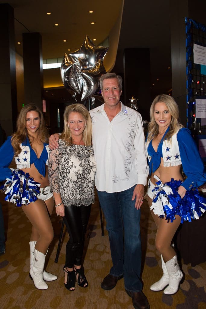 Valeria & Jeff Jones and Dallas Cowboys Cheerleaders 