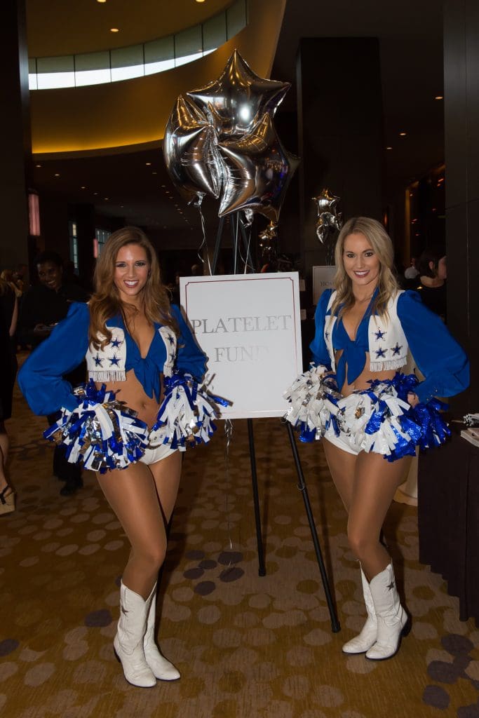 Dallas Cowboys Cheerleaders at St. Jude Platelet Fund 