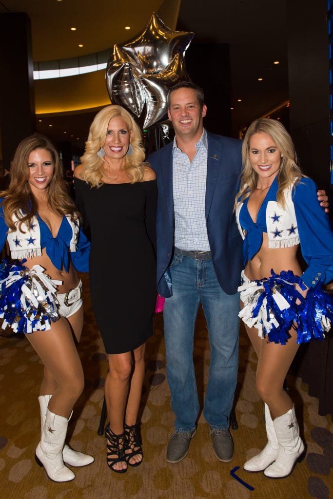 Pennie & Alan Marshall and Dallas Cowboys Cheerleaders 
