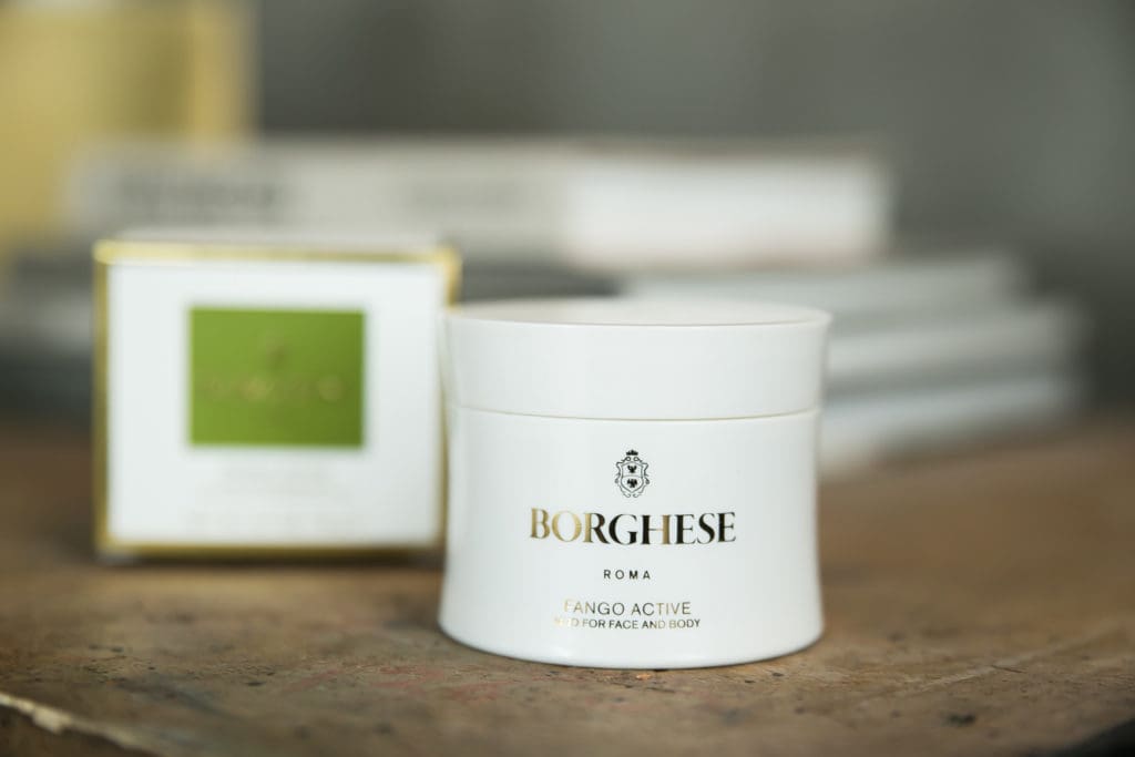 Borghese's Fango is a mineral-rich mud that gently purifies and hydrates.