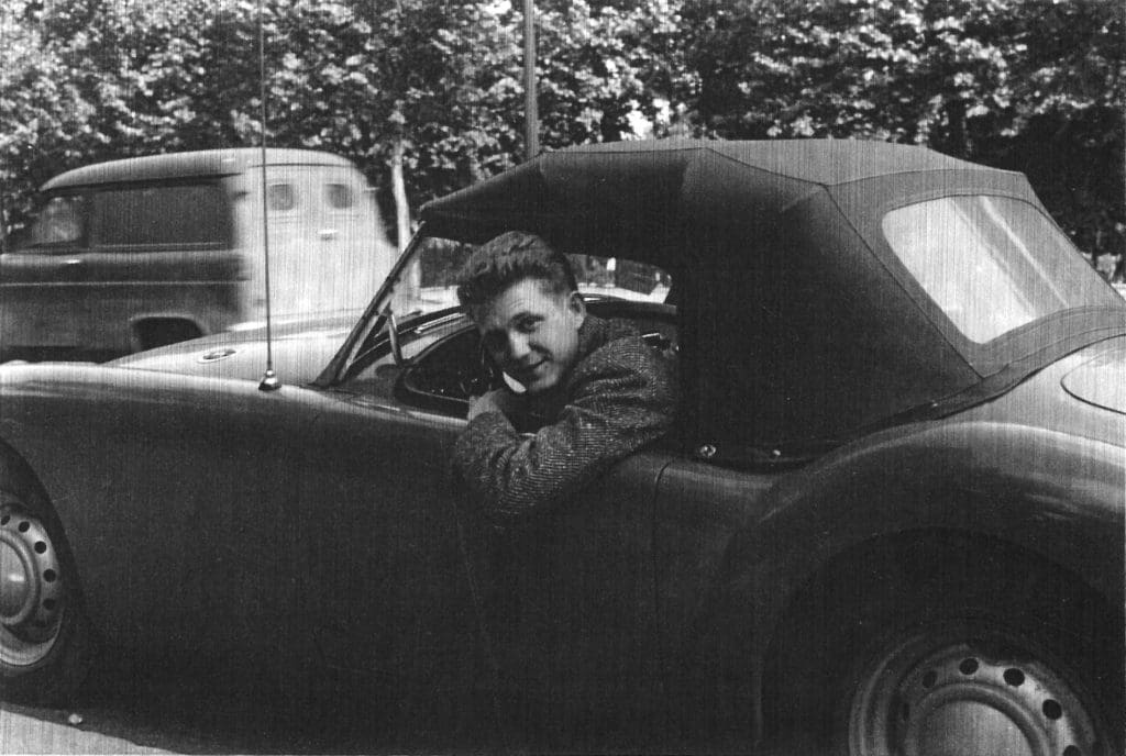 Joe Minton in England circa 1960