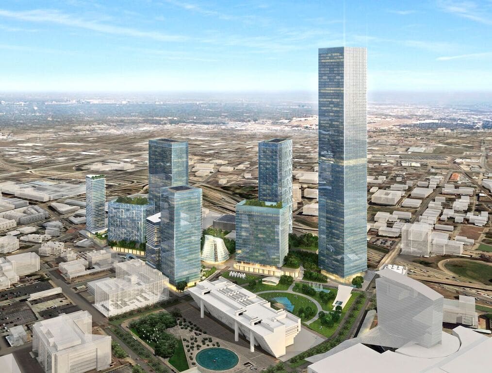 The Dallas Smart District will occupy over 20 acres of land downtown. 