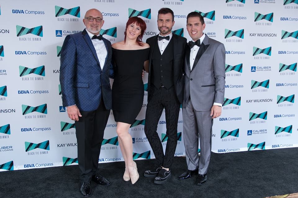 David Robinson, Grace Stockdale, Tyler Glenn, Nate Robbins; photo by John Doc Strange