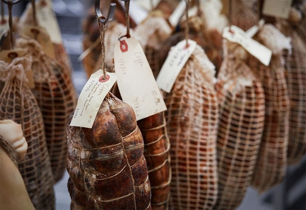 Dry Aged Meat at Commissary