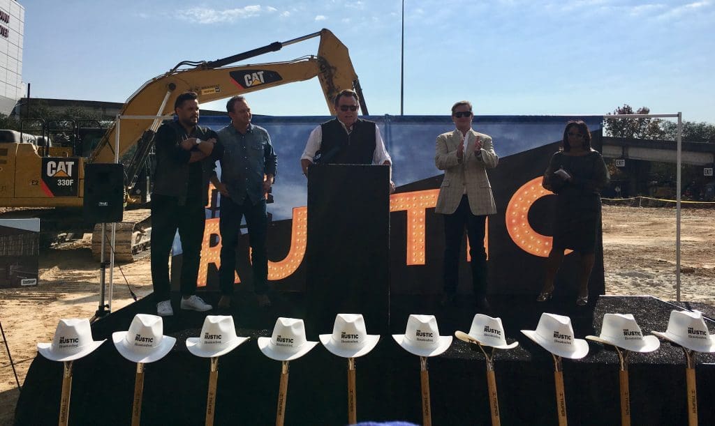 Country music star Pat Green is a partner in The Rustic.