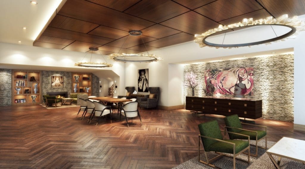 Hotel ZaZa Memorial City looks to make a big impression with its lobby.