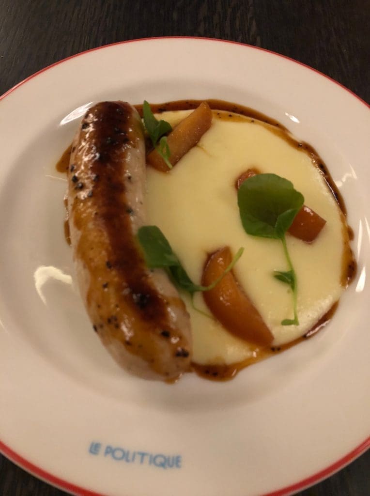 This boudin blanc lacks nothing.