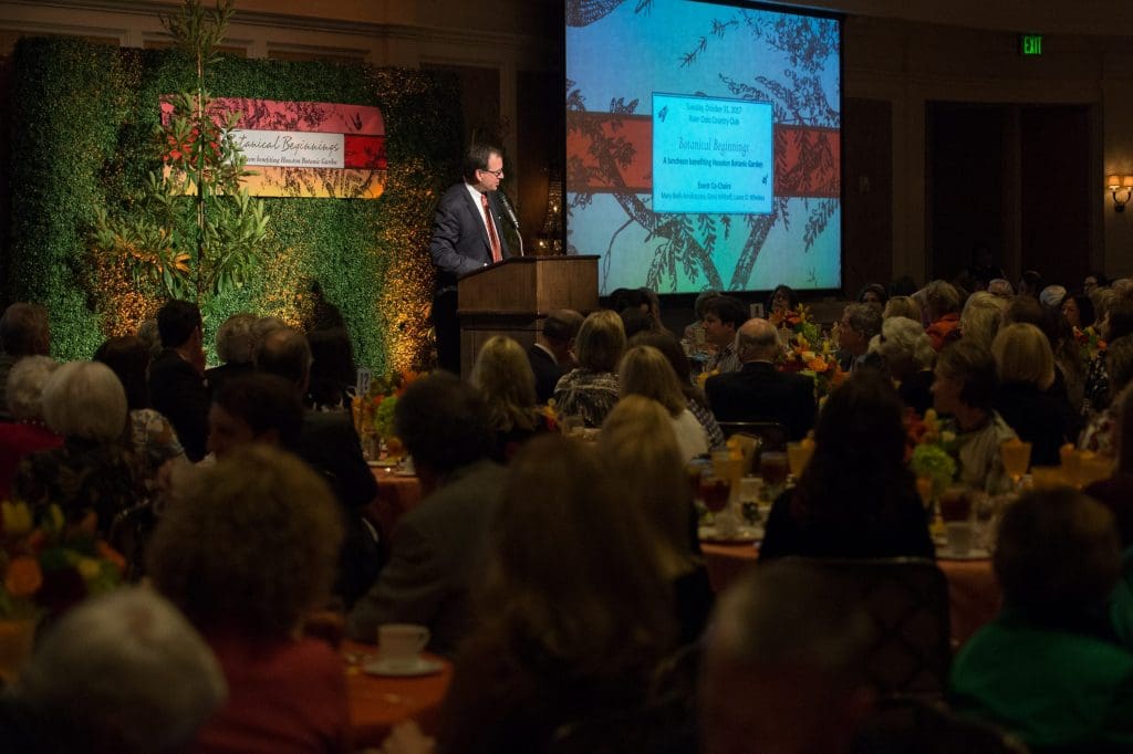 Houston Botanic Garden luncheon at River Oaks Country Club
