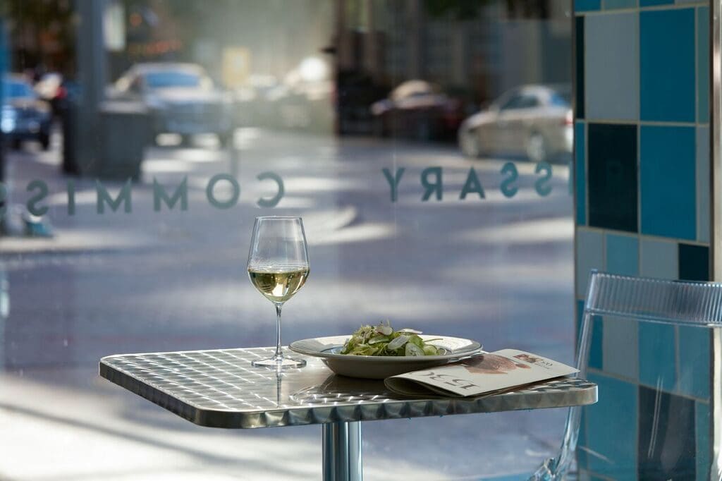 Lunch with a view at Commissary
