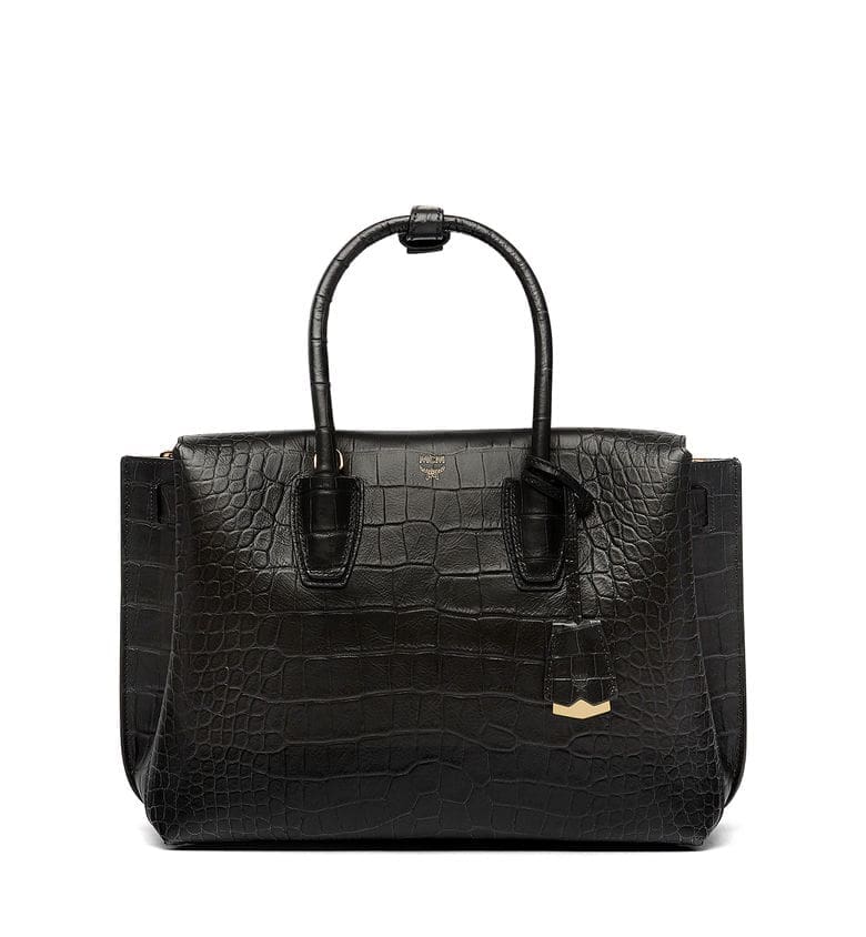 Milla tote in embossed crocodile, $1,110