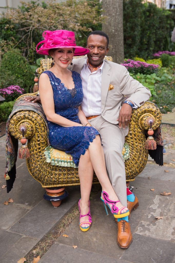 Houston Symphony garden luncheon at Rini and Edward Ziegler home