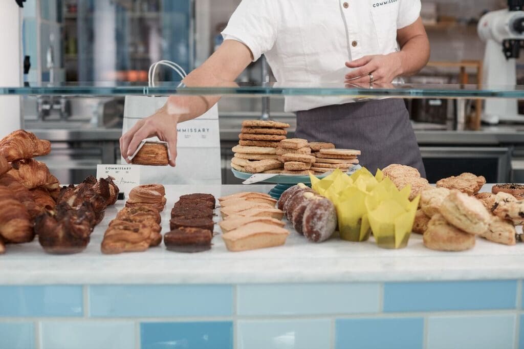Commissary includes a artisanal market of grab-and-go foods. 