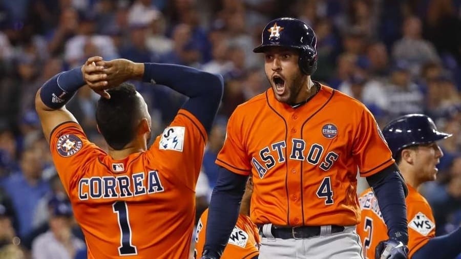 The Houston Astros are World Series champions — and George Springer and Carlos Correa cannot quite believe it.