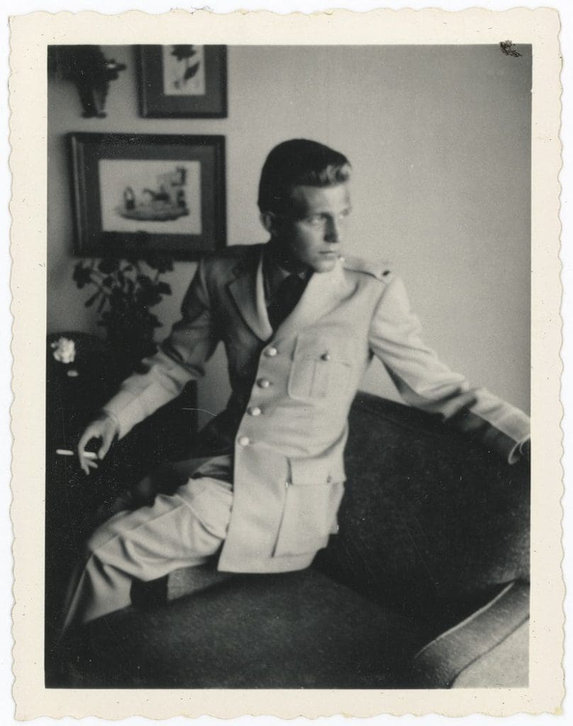 Joe Minton in his Air Force uniform during the 1960s in England.