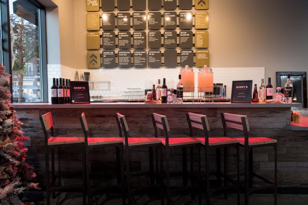 The Fuel Bar serves up specially formulated juices, protein shakes and more.
