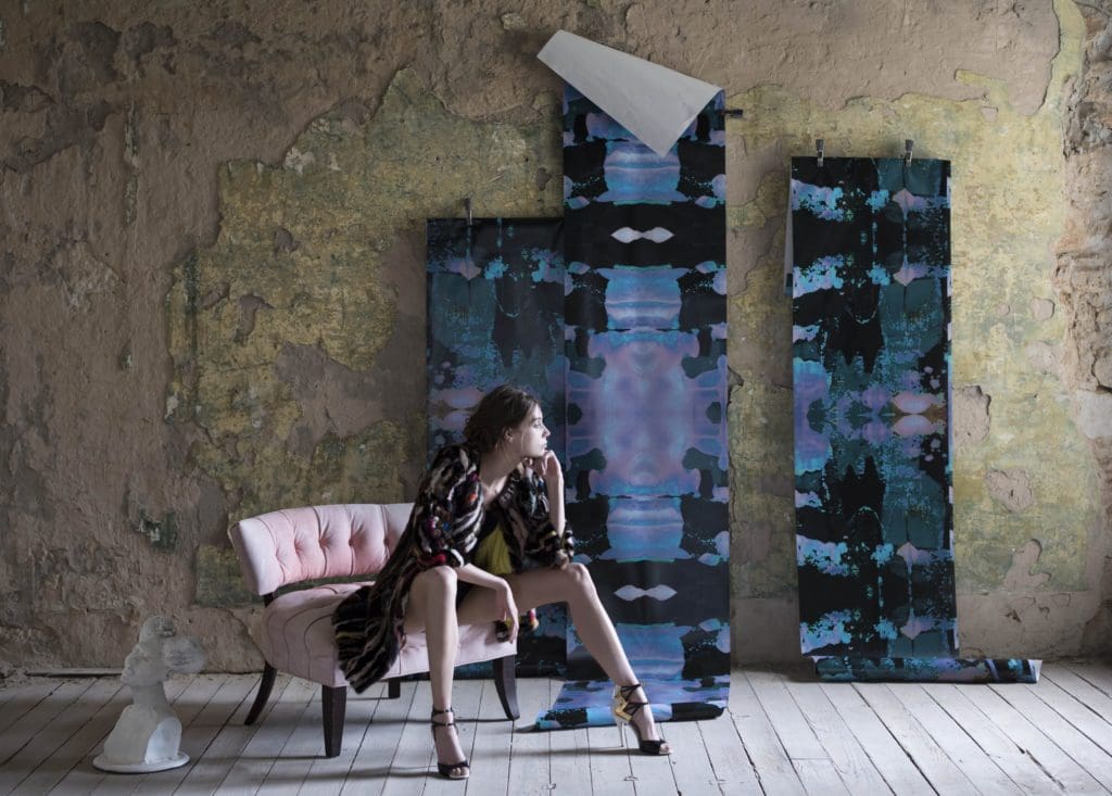 Meredith Grabham's bold designs produce anything but ordinary wallpaper. 
