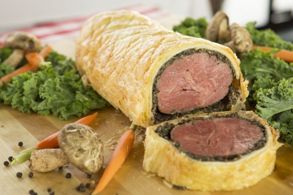 B&B Butchers is featuring holiday classic beef Wellington on its Christmas takeout menu. 
