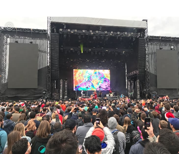 of Montreal's sound spans from electronic to funk. Day for Night would soon be hit by the rains though.