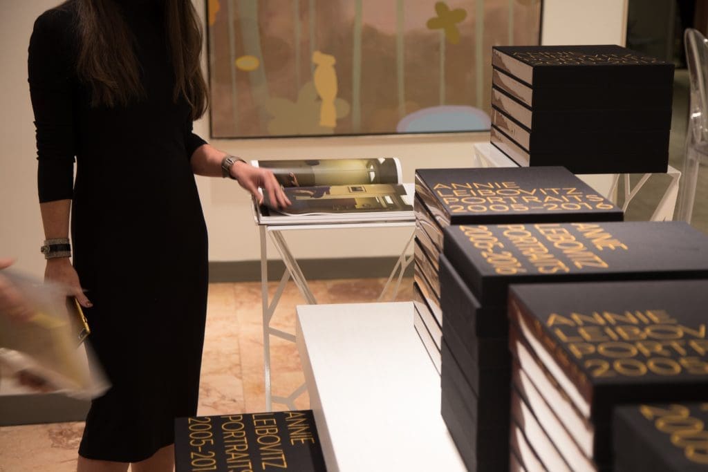 Copies of Leibovitz's new book