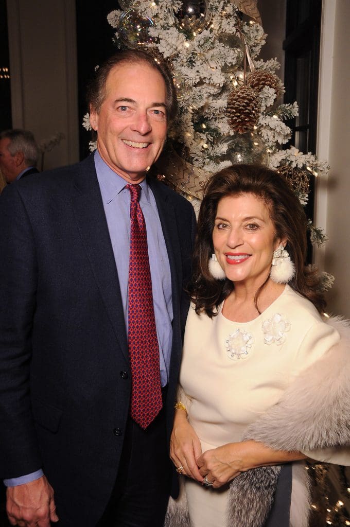 Dancie and Jim Ware at the M.D. Anderson Santa's Elves party Thursday Dec. 07,2017. (Dave Rossman Photo)