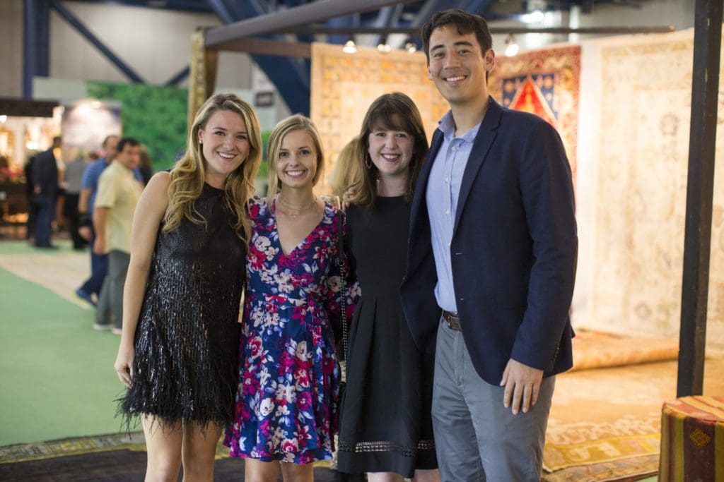 Theta Design Weekend preview party at the George R. Brown