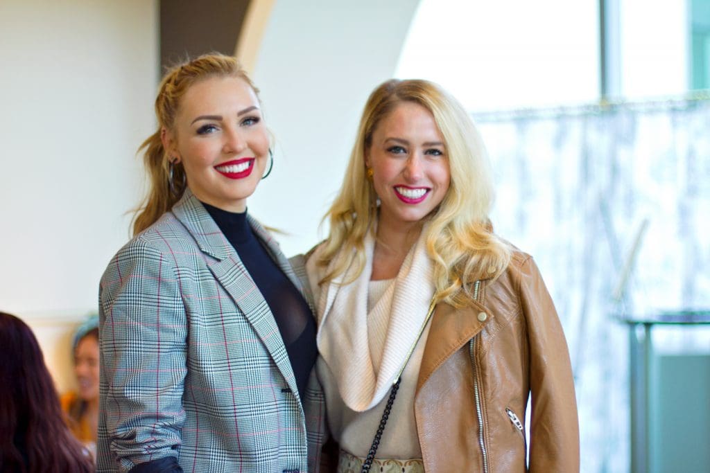 Carrie Colbert, Elle Hogan, Babi Ahluwalia at Hotel Alessandra luncheon