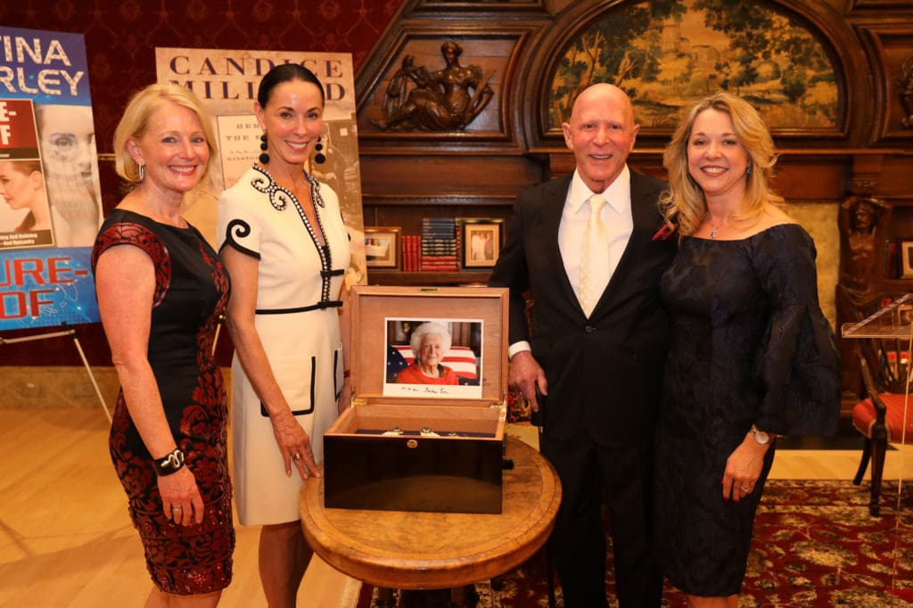 Superstar Authors Reveal at a Swank Memorial Mansion Gives This Celebration Extra Oomph: But Barbara Bush’s Special Gift Steals the Show