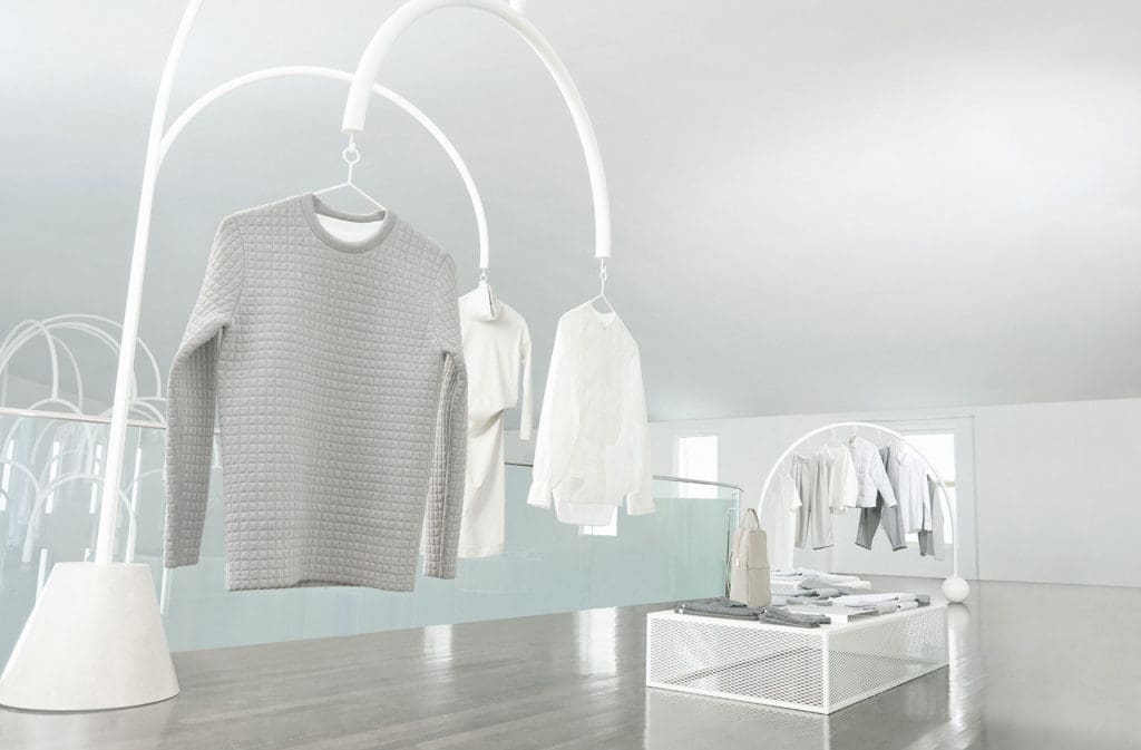 A COS popup shop was on display at the installation space with pieces that were inspired by the artists' work
